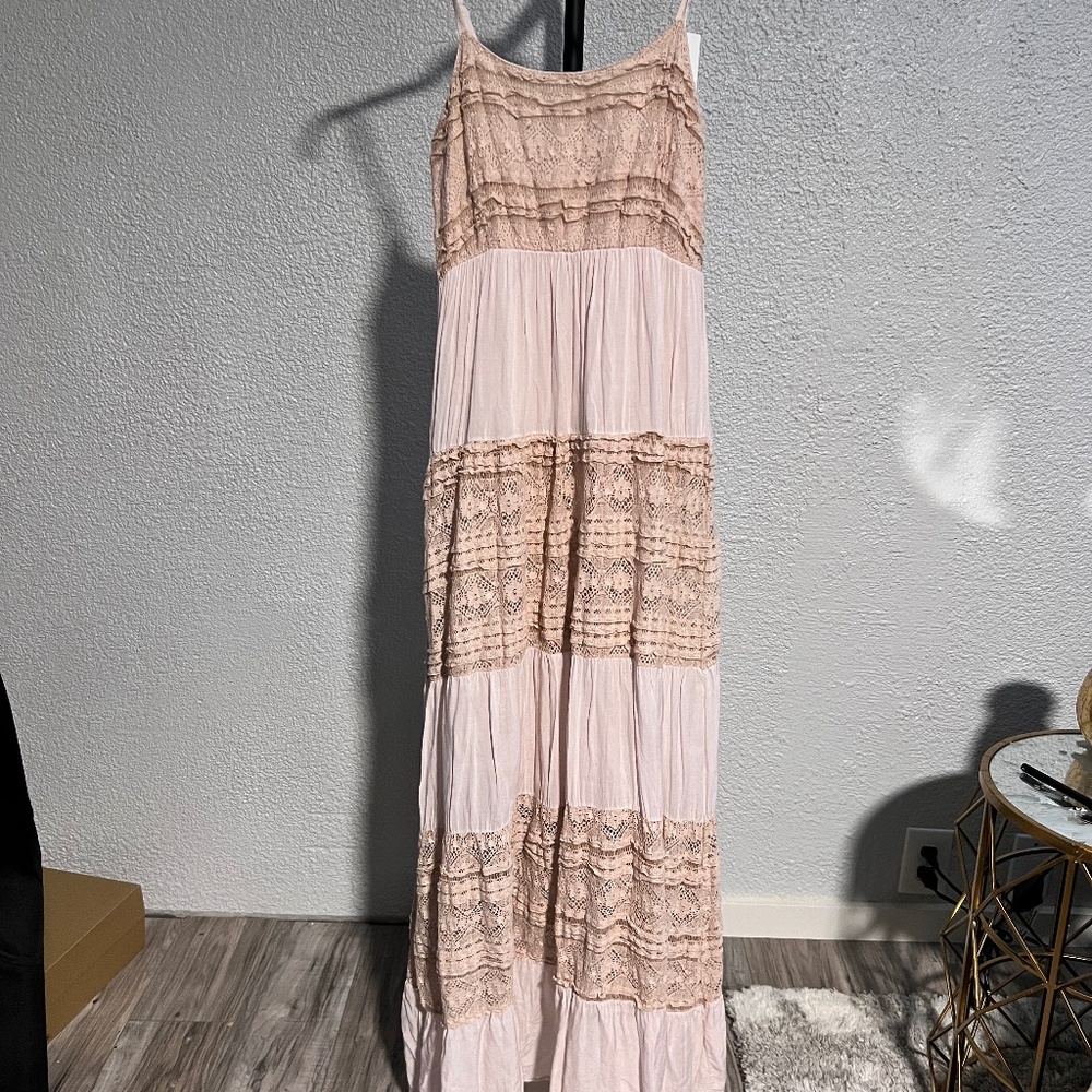 NWT Scandal Lune D0 Lace Maxi Dress
